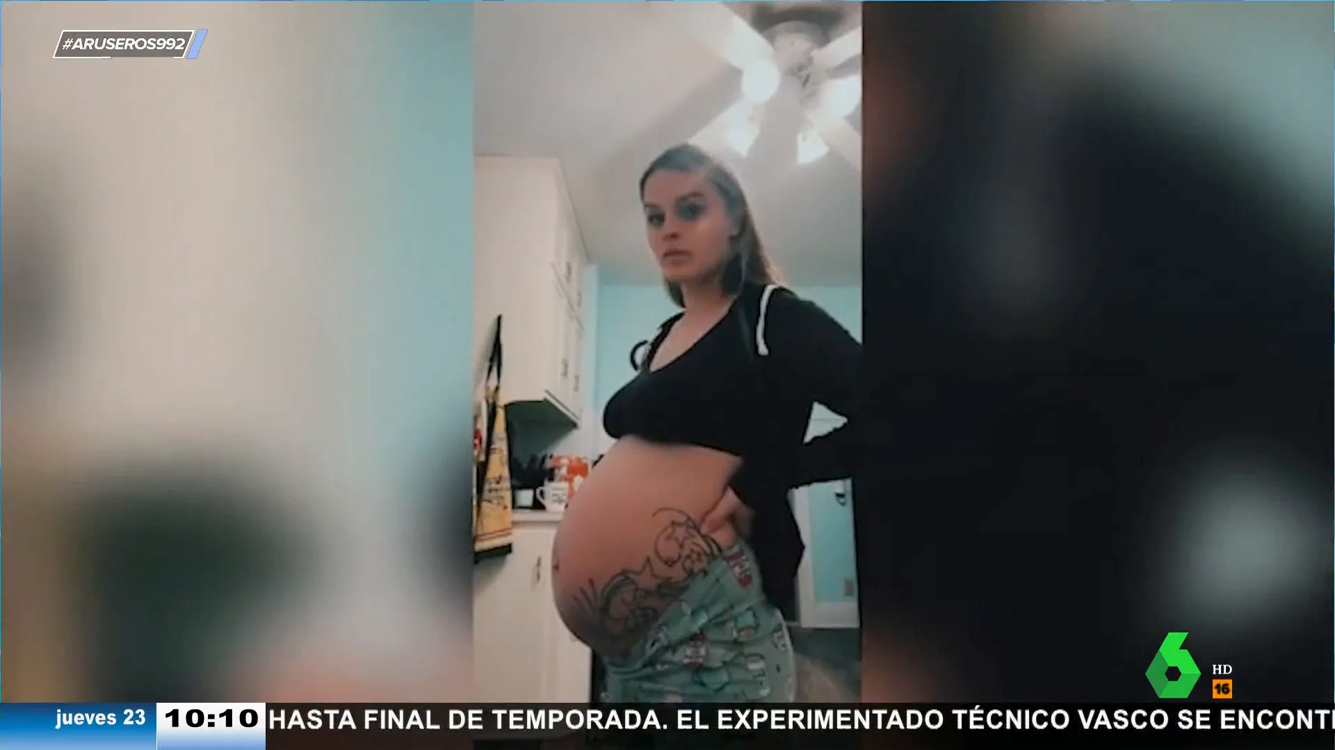 El viral de una mujer embarazada que logra ocultar su gran tripa deja atónito a Alfonso Arús