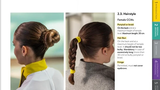 Una de las imágenes del manual de estilo de Vueling Una de las imágenes del manual de estilo de Vueling