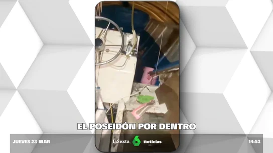 El video que muestra los entresijos de El Poseidón: una amplia bodega para la droga y una zona para la tripulación El video que muestra los entresijos de El Poseidón: una amplia bodega para la droga y una zona para la tripulación