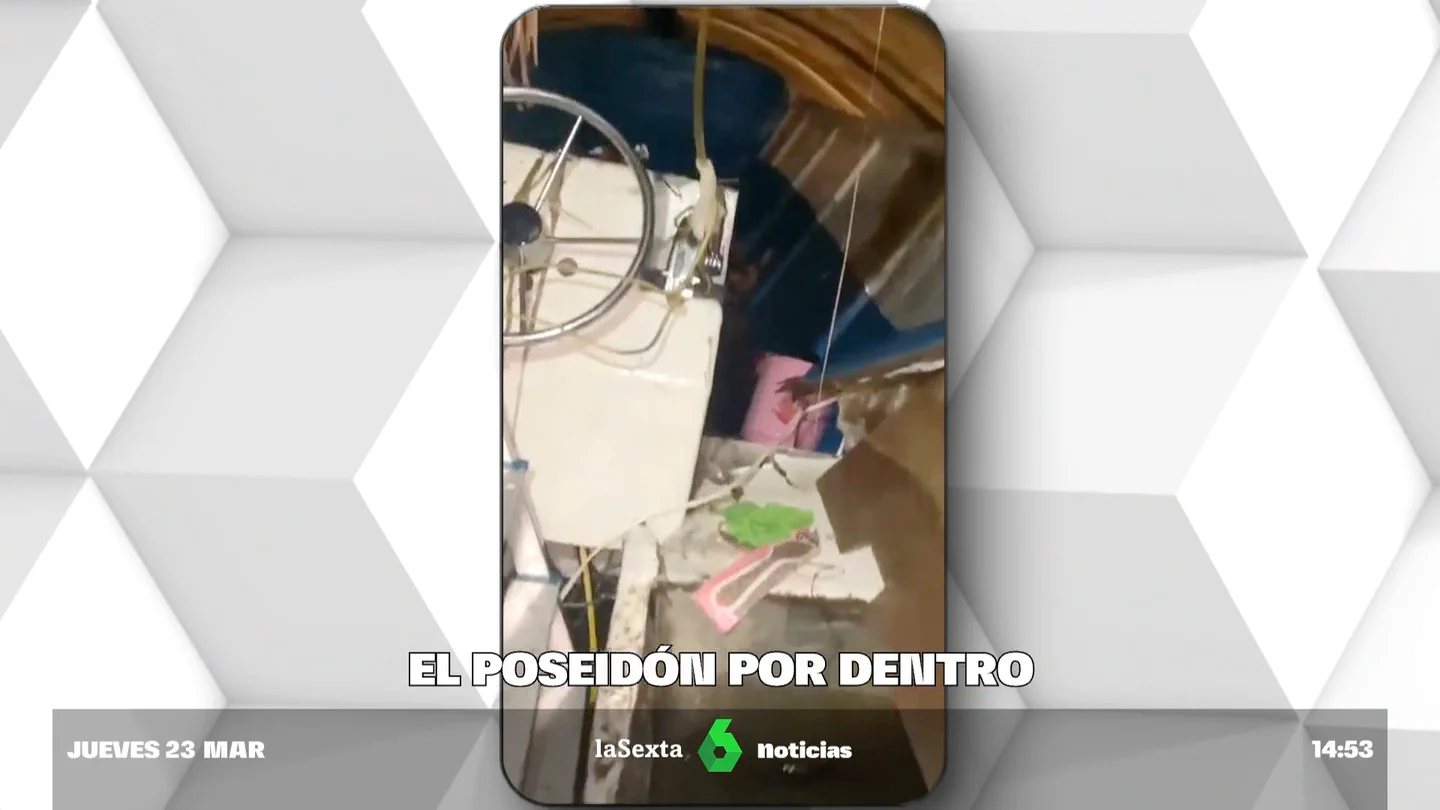 El video que muestra los entresijos de El Poseidón: una amplia bodega para la droga y una zona para la tripulación El video que muestra los entresijos de El Poseidón: una amplia bodega para la droga y una zona para la tripulación