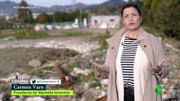 Carmen denuncia la falta de infraestructuras en Marbella: Ángeles Muñoz no ha hecho nada por nosotros, lo ha hecho para ella