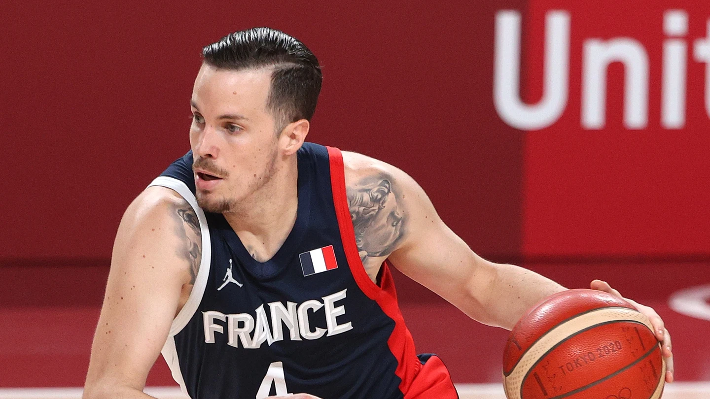 Thomas Heurtel, en un partido con Francia Thomas Heurtel, en un partido con Francia