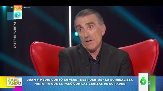 La surrealista anécdota de Juan y Medio con las cenizas de su padre La surrealista anécdota de Juan y Medio con las cenizas de su padre