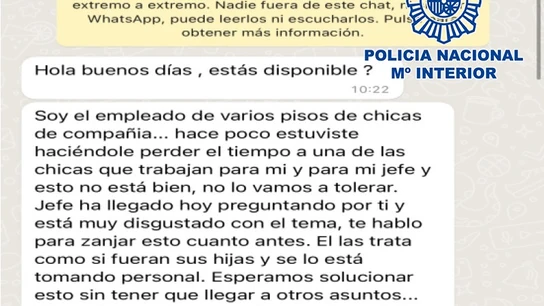 Cuatro detenidos por extorsionar a hombres que habían contratado sus servicios sexuales por Internet Cuatro detenidos por extorsionar a hombres que habían contratado sus servicios sexuales por Internet