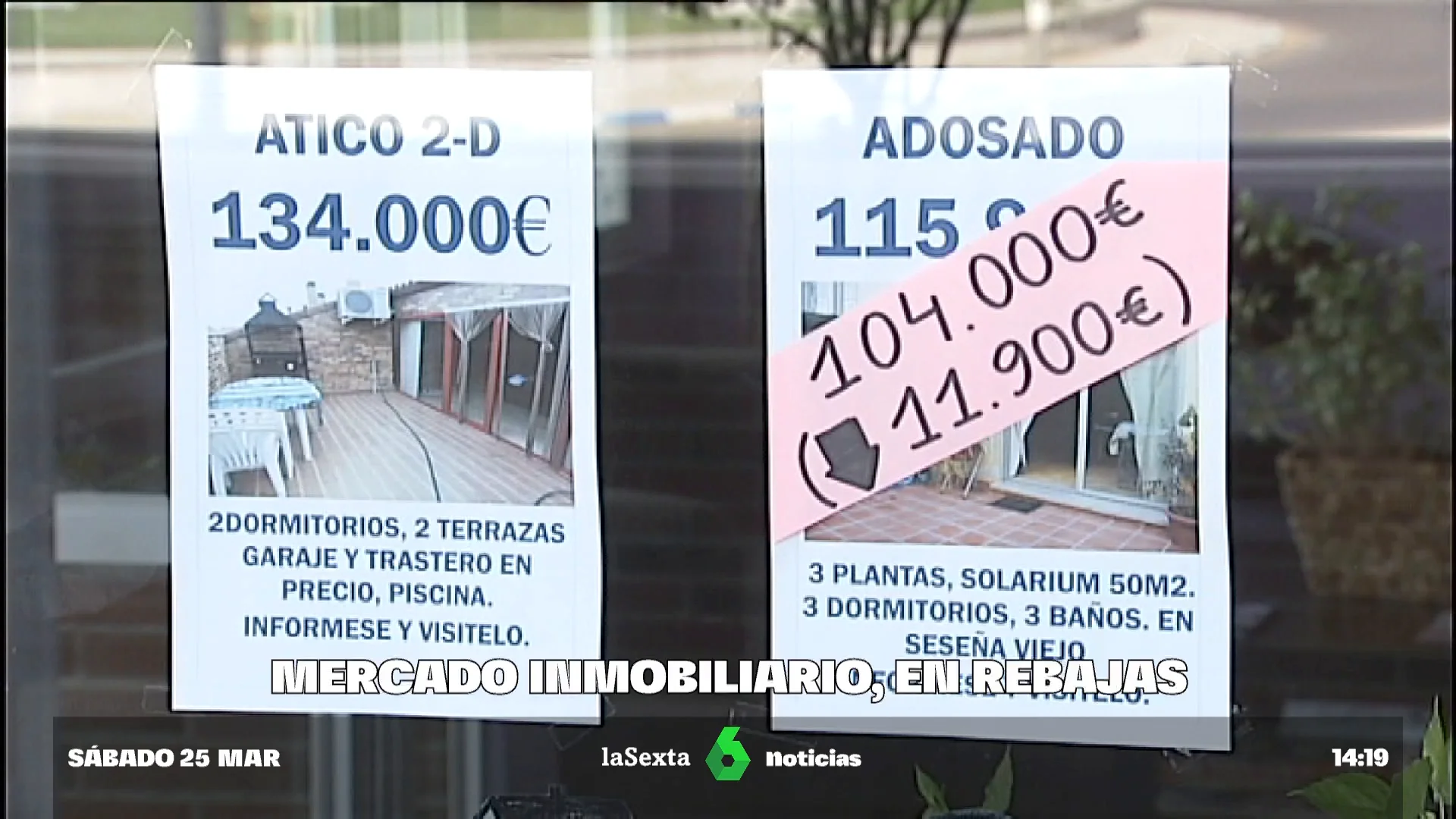 Rebajas en el mercado inmobiliario