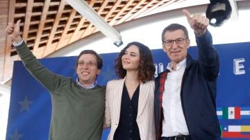 Almeida, Ayuso y Feijóo