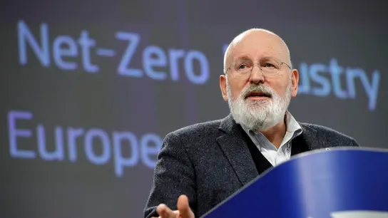 El vicepresidente de la Comisión Europea responsable del Pacto Verde, Frans Timmermans El vicepresidente de la Comisión Europea responsable del Pacto Verde, Frans Timmermans