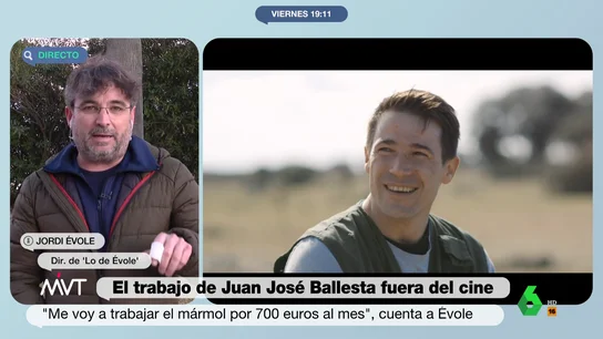 Jordi Évole revela los detalles de su sorprendente entrevista con Juan José Ballesta, 'El Bola': "No le hacía feliz ser actor y se puso de marmolista" Jordi Évole revela los detalles de su sorprendente entrevista con Juan José Ballesta, 'El Bola': "No le hacía feliz ser actor y se puso de marmolista"