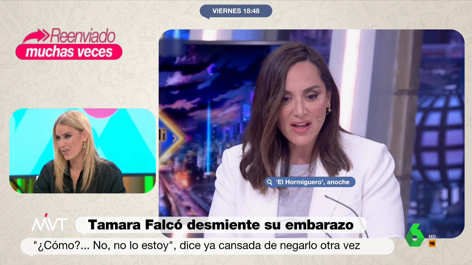 La reflexión de Afra Blanco después de que Tamara Falcó desmienta su embarazo: "Se pone el foco sobre la mujer"