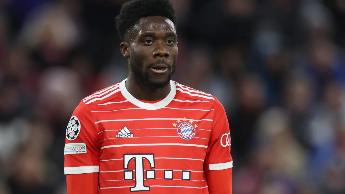 Alphonso Davies, con el Bayern