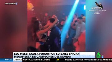 El viral de Leo Messi bailando cumbia con Antonela Roccuzzo vestido con el chándal de la selección argentina