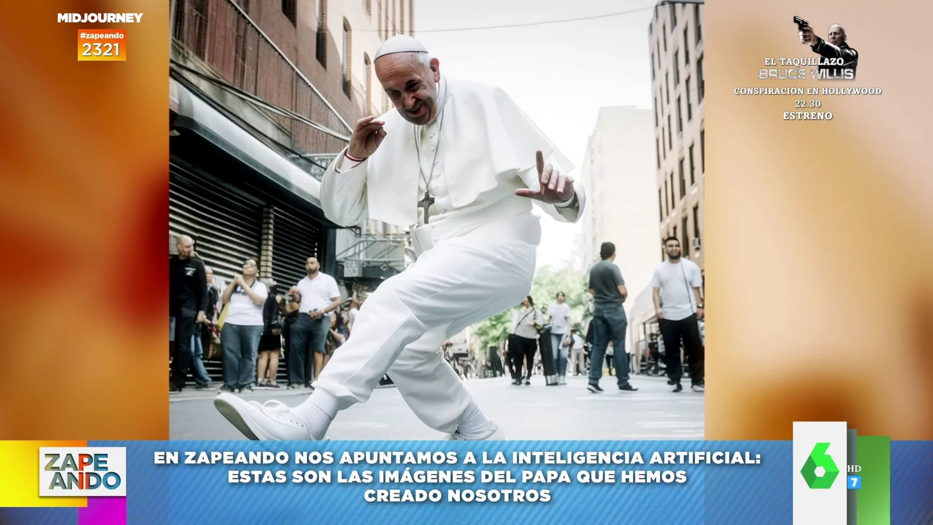 La imagen del papa Francisco bailando break dance creada por inteligencia artificial: "Da el pego total"