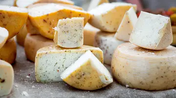 Variedad de quesos