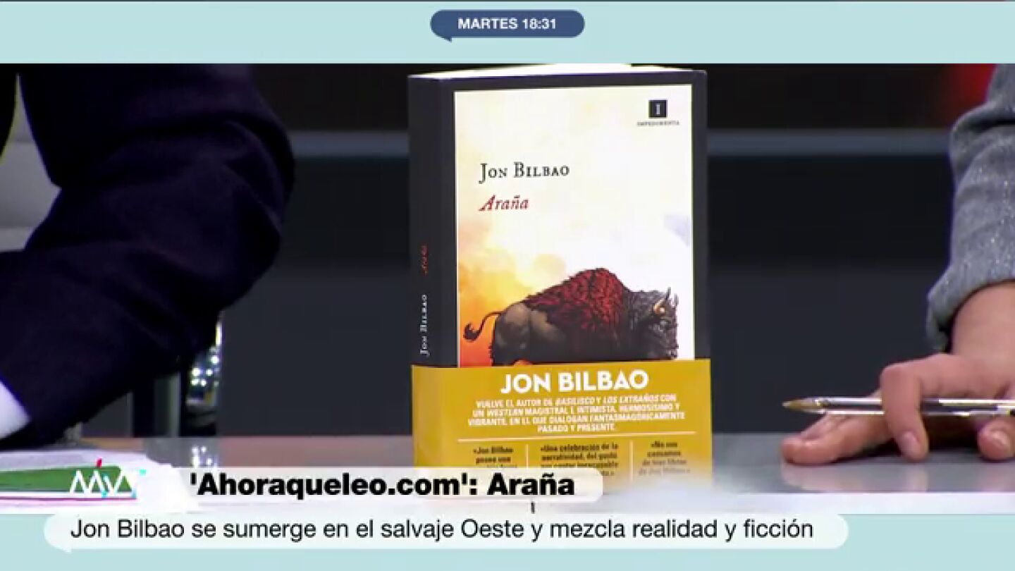 'Araña', de Jon Bilbao, libro recomendado en Más Vale Tarde 'Araña', de Jon Bilbao, libro recomendado en Más Vale Tarde