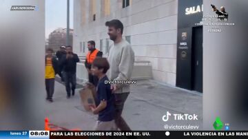 El viral en el que Gerard Piqué se "olvida" a su hijo en una tienda: así se da cuenta al subir al coche