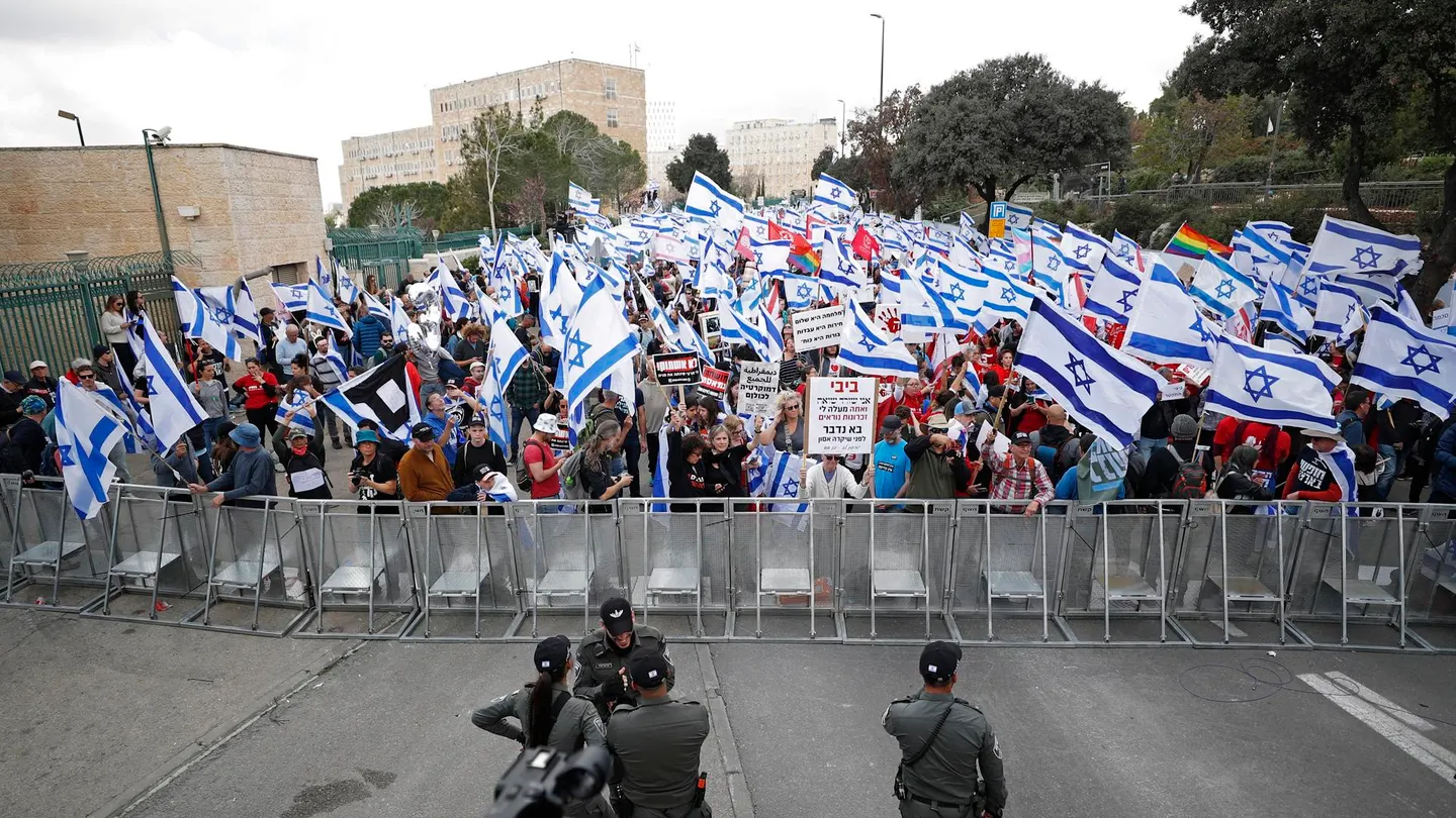 Caos en Israel por la reforma judicial Caos en Israel por la reforma judicial