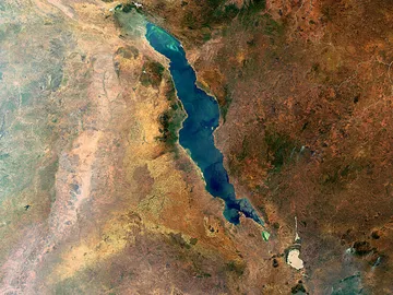Lago Malawi en el Gran Valle del Rift Lago Malawi en el Gran Valle del Rift