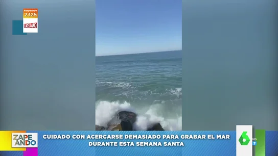 El peligro de las fotos de postureo al lado del mar El peligro de las fotos de postureo al lado del mar