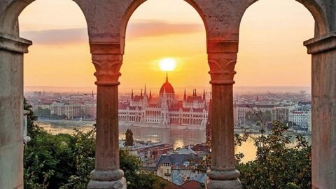 Atardecer en Hungría