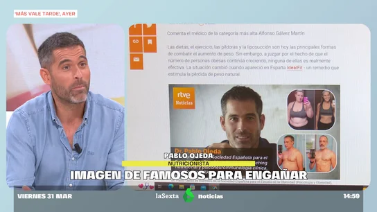 Así utilizan la imagen de famosos para vender productos adelgazantes: el fraude de las gotas que prometen perder 5 kilos en una semana Así utilizan la imagen de famosos para vender productos adelgazantes: el fraude de las gotas que prometen perder 5 kilos en una semana