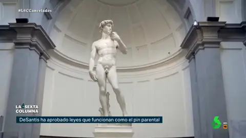 En este vídeo, laSexta Columna analiza varios casos en los que ha sido la derecha la que ha aplicado su particular 'cultura de la cancelación', entre ellos la denuncia a un colegio de Estados Unidos por mostrar el 'pornográfico' David de Miguel Ángel.