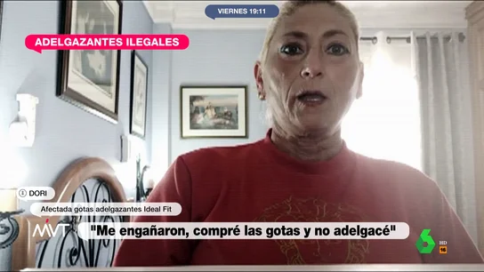Habla una de las afectadas por la estafa de las gotas adelgazantes: "Me dijeron que estaba recomendado por médicos" Habla una de las afectadas por la estafa de las gotas adelgazantes: "Me dijeron que estaba recomendado por médicos"
