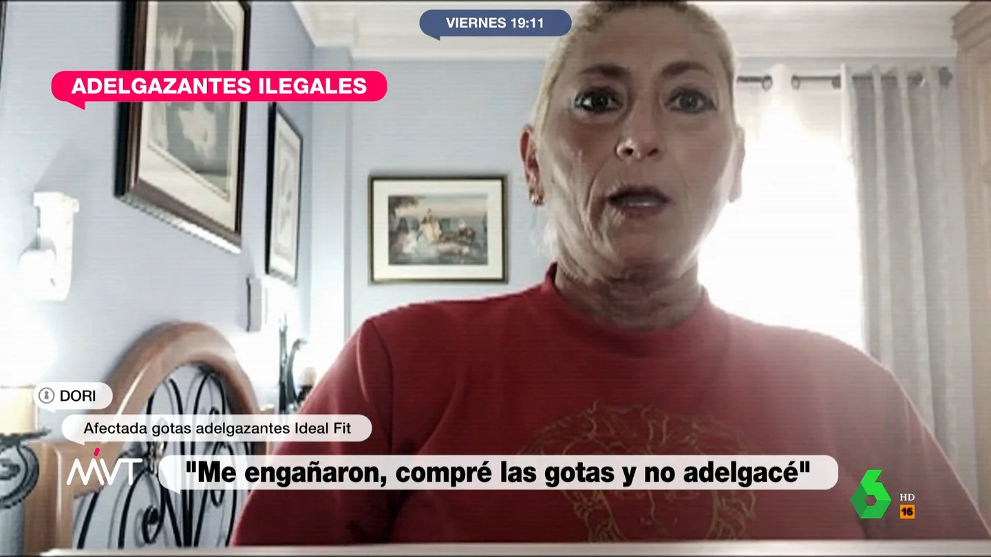 Habla una de las afectadas por la estafa de las gotas adelgazantes: "Me dijeron que estaba recomendado por médicos" Habla una de las afectadas por la estafa de las gotas adelgazantes: "Me dijeron que estaba recomendado por médicos"