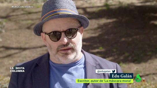 Edu Galán: Vivimos en un estado nervioso donde los que nos dedicamos a hablar cada vez tenemos más autocensura "En la Transición teníamos más libertades de las que tenemos ahora", defendía Miguel Bosé en una entrevista. En este vídeo, laSexta Columna analiza otros casos como los de Calamaro o Pérez Reverte que hablaban de la cultura de la cancelación.