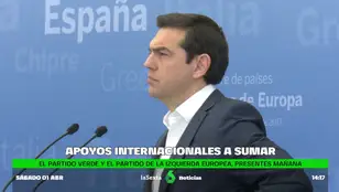 Estos son los apoyos internacionales de Yolanda Díaz con Sumar: del Partido Verde a Tsipras