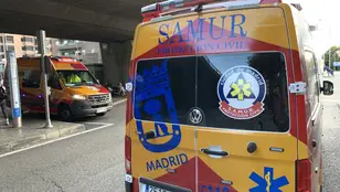 Imagen de archivo de una ambulancia de Samur Protección Civil