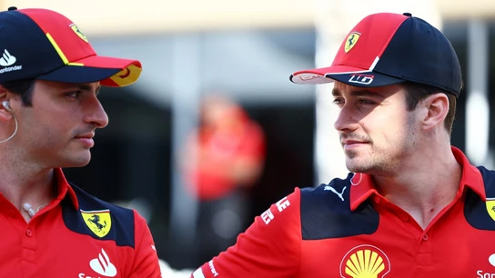 Charles Leclerc y Carlos Sainz Charles Leclerc y Carlos Sainz