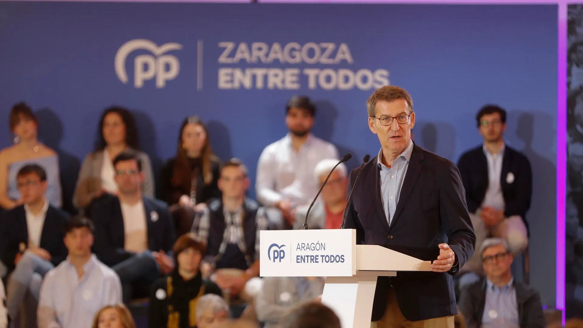 Feijóo reivindica la unión en el PP en el aniversario de su nombramiento frente a un Gobierno "dividido" 