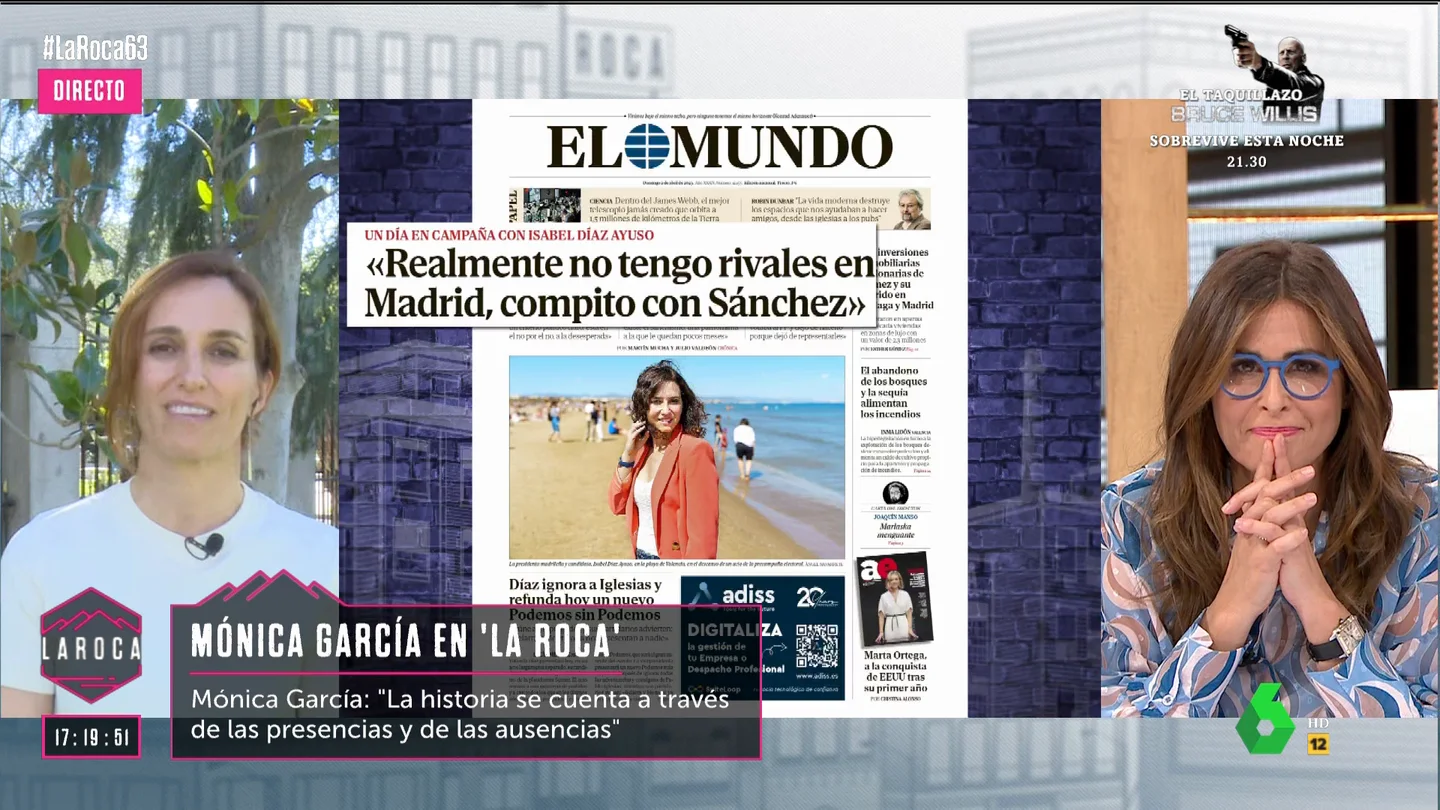 Mónica García en La Roca Mónica García en La Roca
