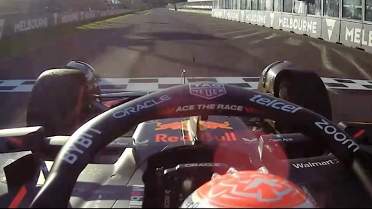 Verstappen, en su posición de salida Verstappen, en su posición de salida