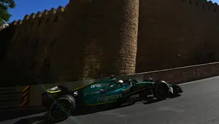 Un Aston Martin, en el GP de Azeribaiyán