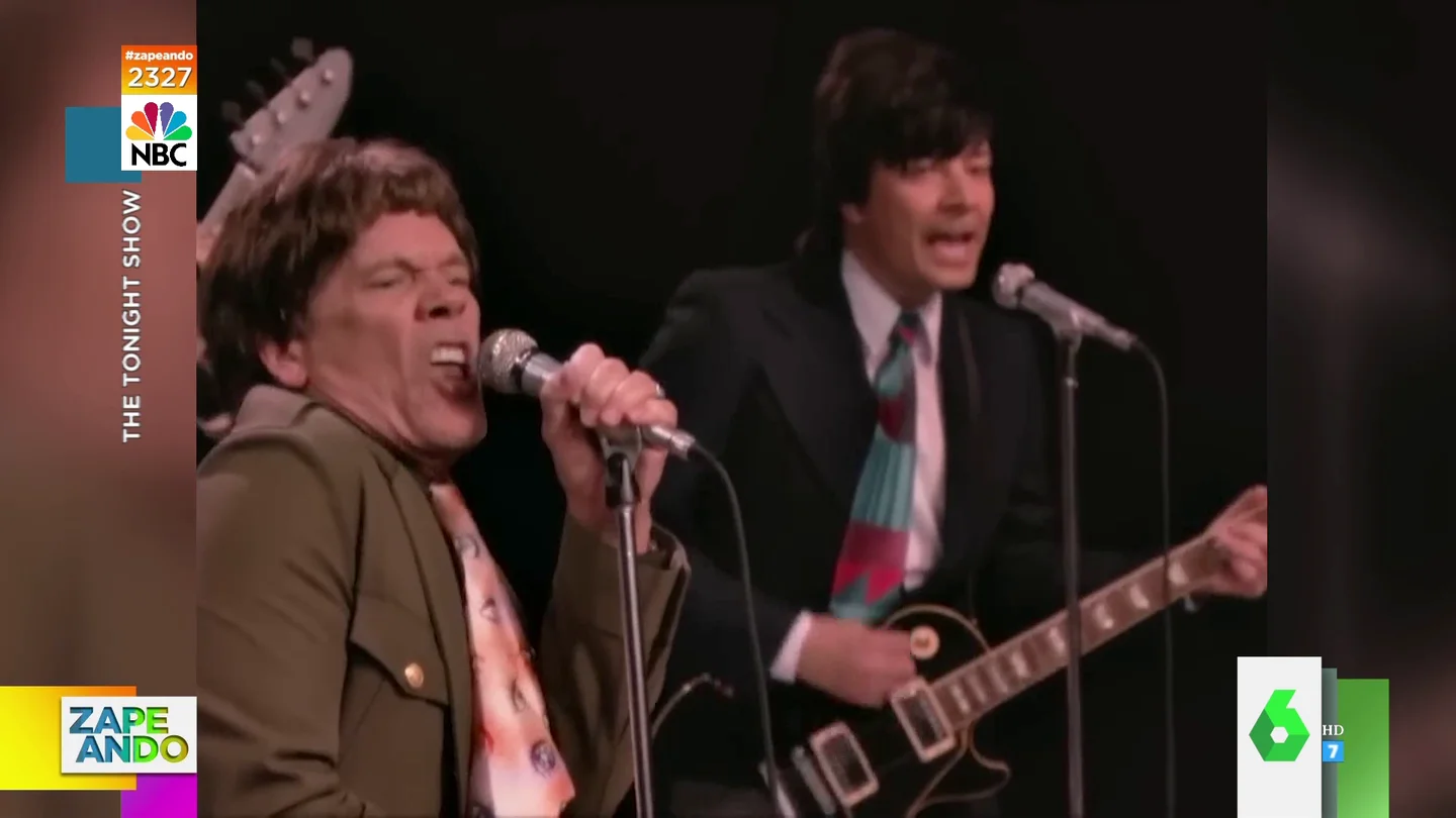 Jimmy Fallon y Kevin Bacon 'dan la nota' en televisión con esta imitación a The Rolling Stones Jimmy Fallon y Kevin Bacon 'dan la nota' en televisión con esta imitación a The Rolling Stones