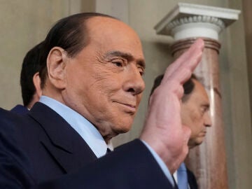 Silvio Berlusconi, admitted to intensive care at the San Raffaele hospital in Milan