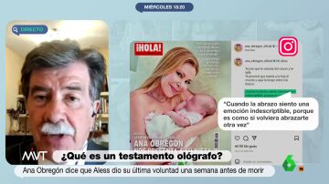 El psicólogo Javier Urra sobre la portada de Ana Obregón con su hija-nieta: "No es nada coherente con lo que quería hacer con su hijo"