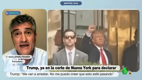 MVT Guillermo Fesser define al personaje "baboso" y "perverso" detrás de Donald Trump