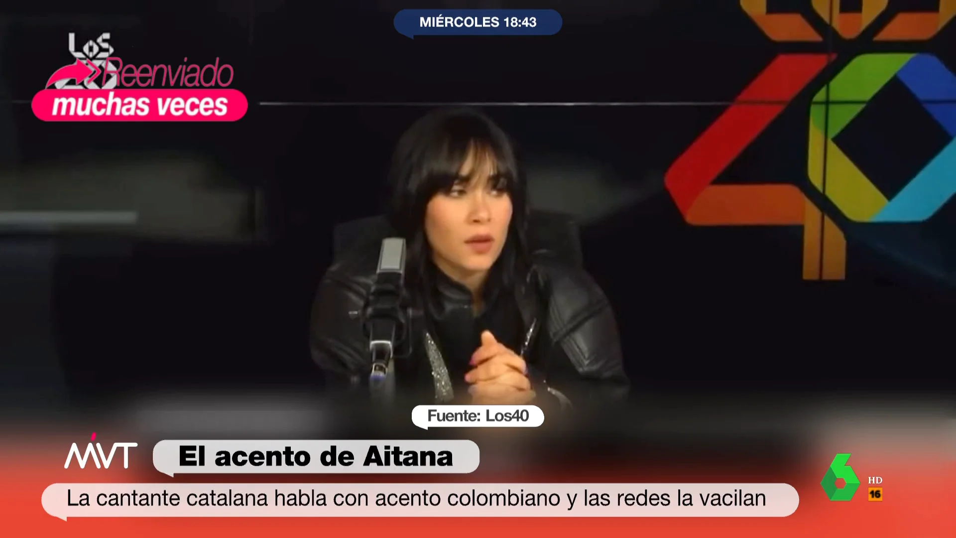 Aitana en Los 40 Principales 