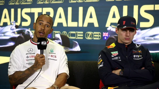 Lewis Hamilton y Max Verstappen Lewis Hamilton y Max Verstappen