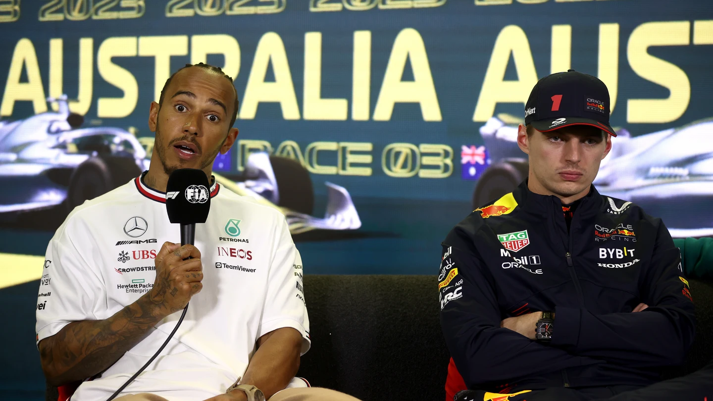 Lewis Hamilton y Max Verstappen Lewis Hamilton y Max Verstappen
