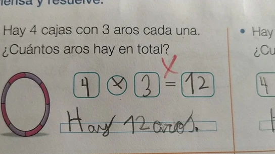 Si este ejercicio estaba bien resuelto, ¿por qué la profesora lo marcó como mal? Si este ejercicio estaba bien resuelto, ¿por qué la profesora lo marcó como mal?