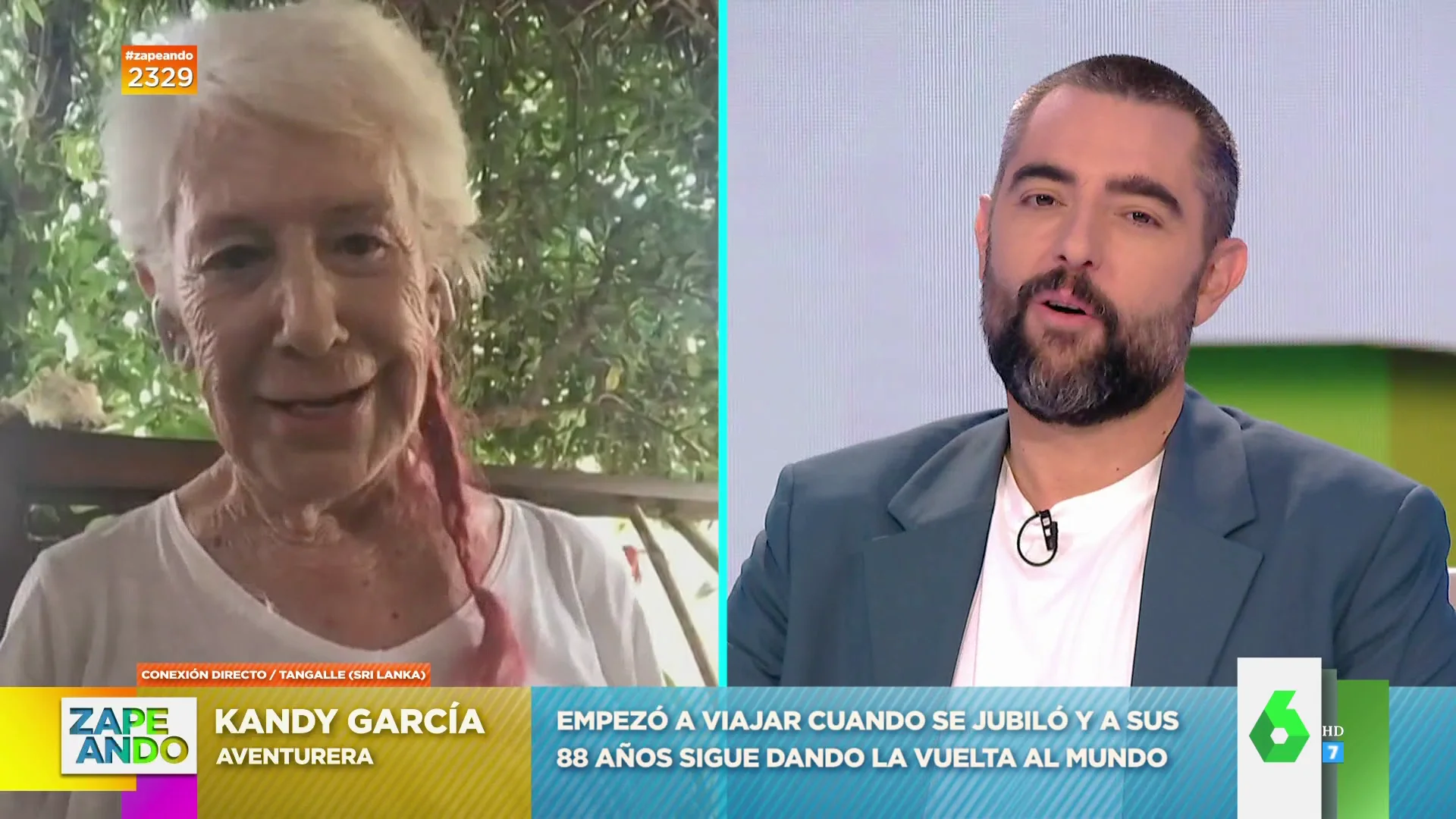 "Me gustan los retos": Así es la vuelta al mundo de Kandy García a sus 88 años