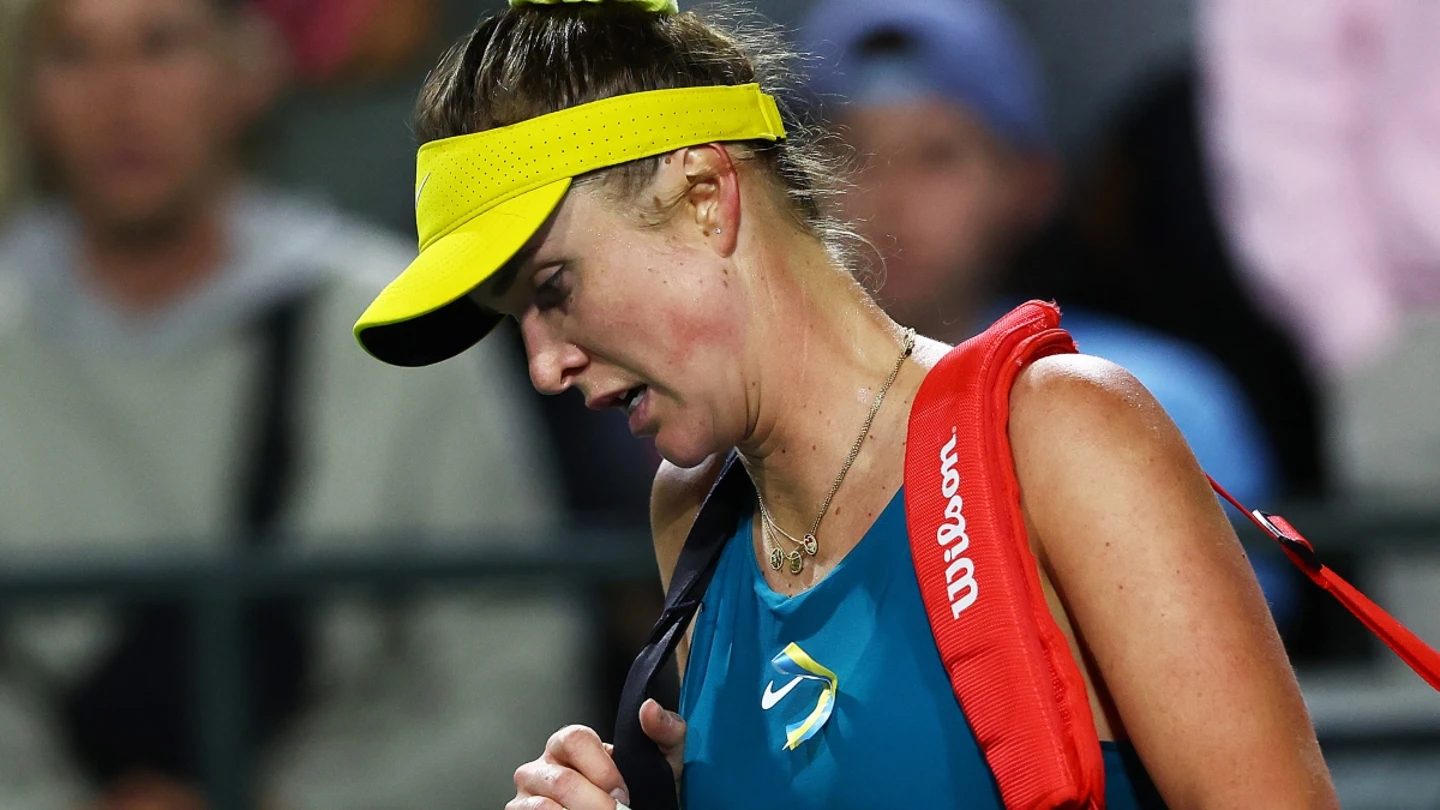 Svitolina, tras un partido Svitolina, tras un partido