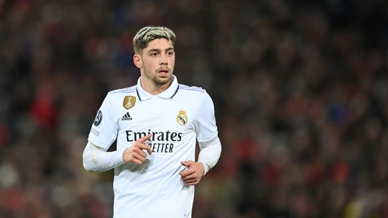 Fede Valverde, en un partido contra el Real Madrid Fede Valverde, en un partido contra el Real Madrid