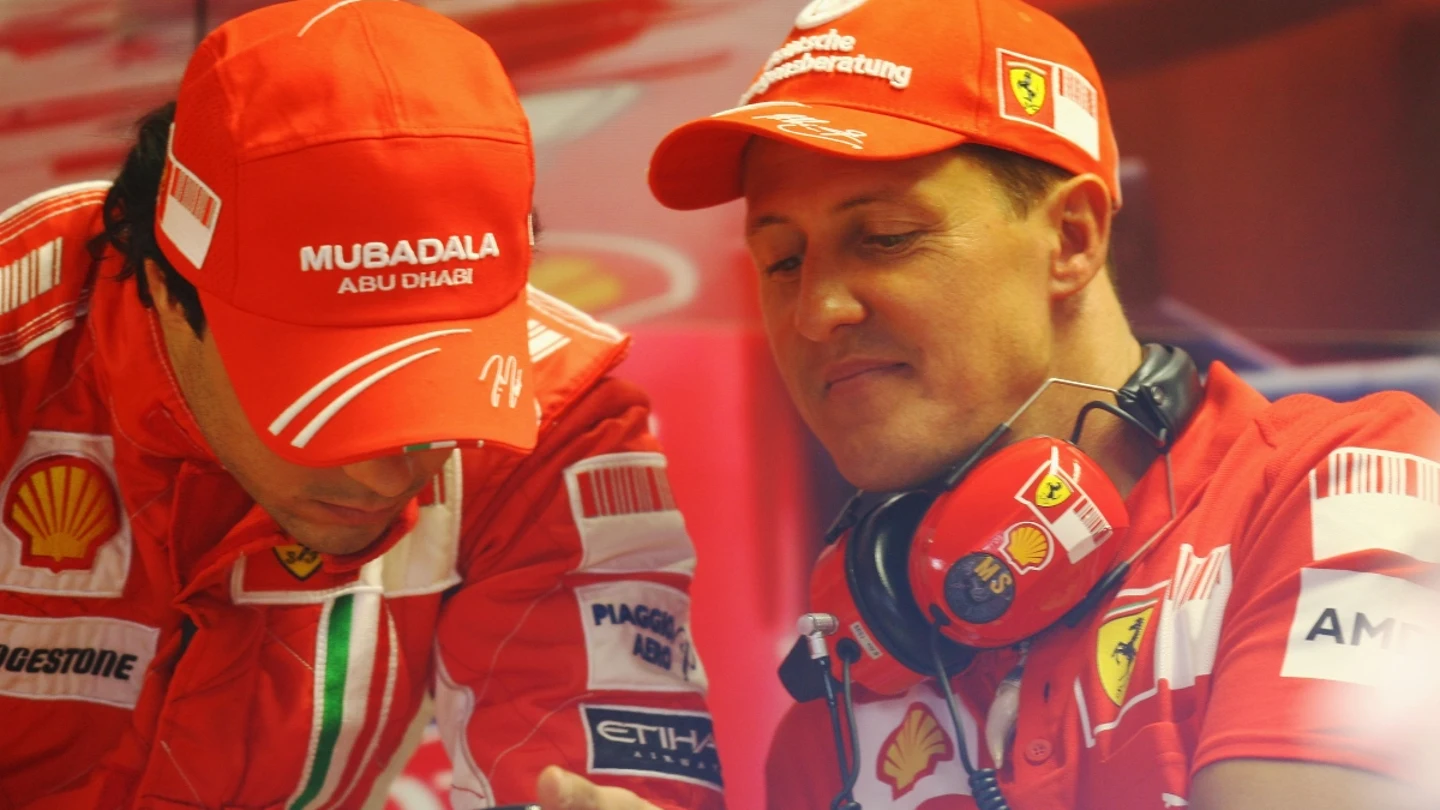 Felipe Massa, con Michael Schumacher Felipe Massa, con Michael Schumacher