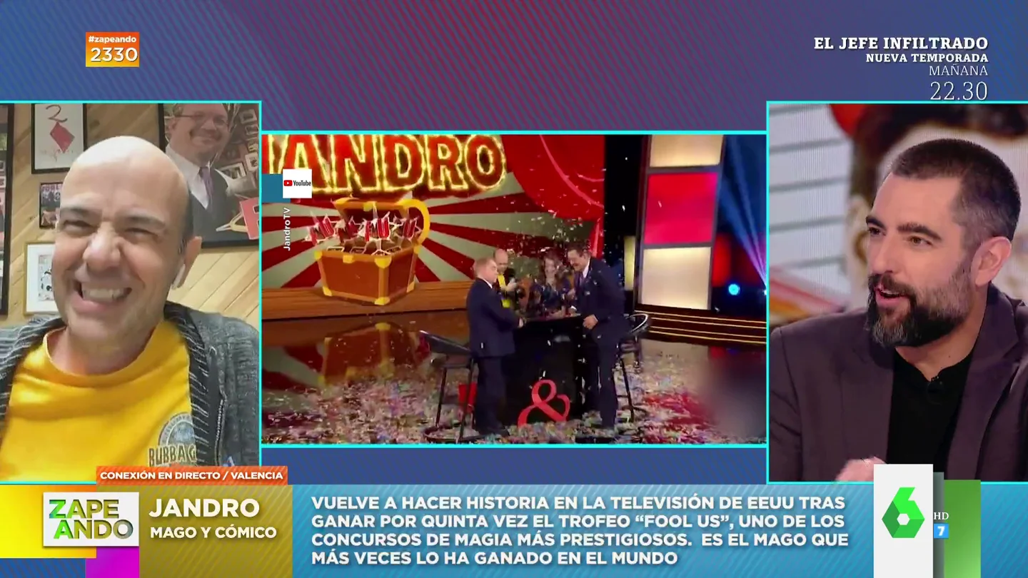 Jandro desvela el premio económico que se ha llevado tras ganar uno de los concursos de magia más prestigiosos del mundo Jandro desvela el premio económico que se ha llevado tras ganar uno de los concursos de magia más prestigiosos del mundo