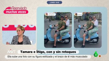 Cristina Pardo reacciona al Photoshop de Tamara Falcó e Íñigo Onieva: "Es más fácil un filtro que hacer caso al nutricionista"