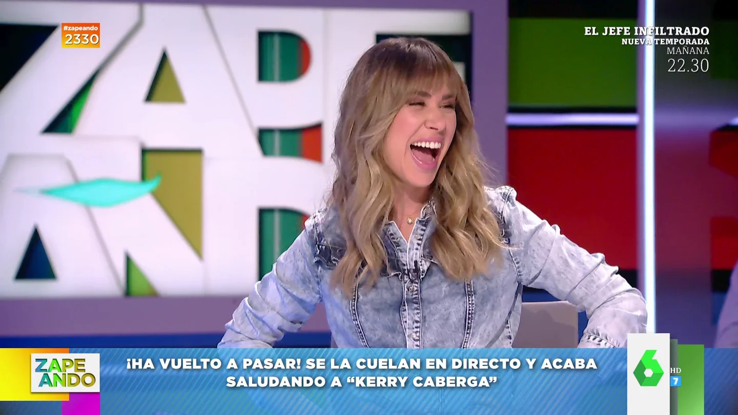 El ataque de risa de María Gómez en directo por la ocurrencia de Dani Mateo El ataque de risa de María Gómez en directo por la ocurrencia de Dani Mateo
